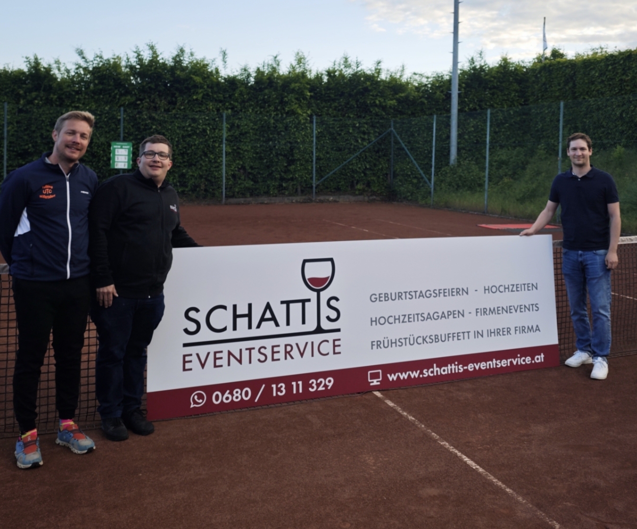 Neuer Sponsor, Schattis Eventservice!